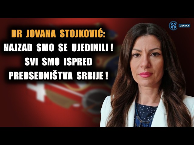 Dr Jovana Stojković: Najzad smo se ujedinili! Svi smo u subotu kod Predsedništva! Stižu i iz CG i RS