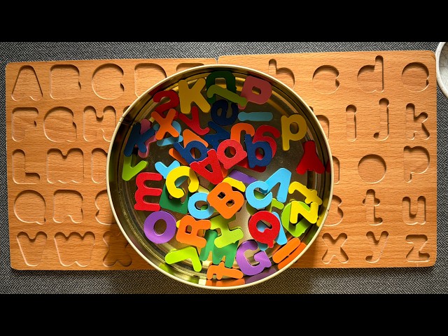 Learn ABC Alphabet using Puzzle Game | Help Me Find The Alphabets | Preschool Learning pt5 #alphabet