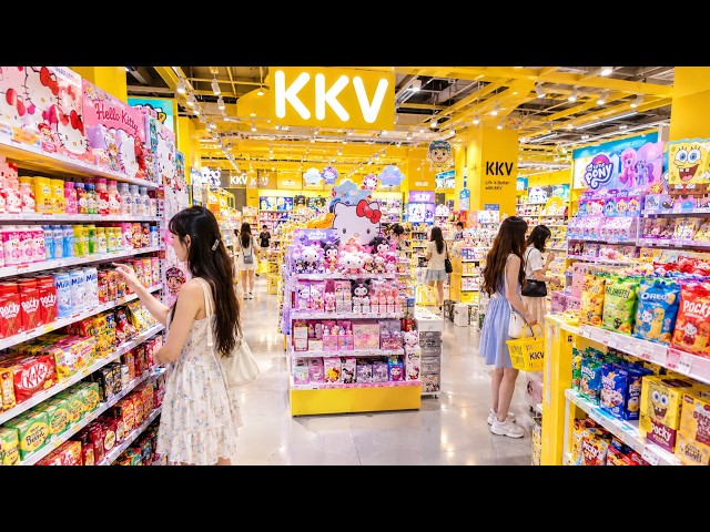 Shopping in China 🛍️ Inside Beijing’s HUGE KKV Store! Sanrio, Anime & Global Snacks!