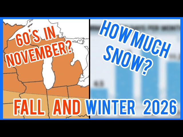 Michigan FALL and WINTER Forecast 2026 ❄️🍂