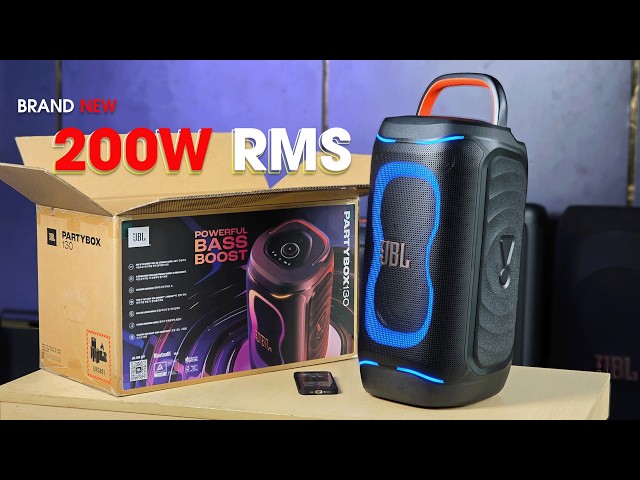 New 200W RMS Party Speaker! JBL PartyBox 130 | Unboxing