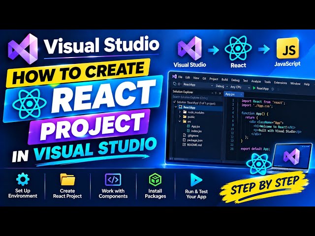 How to Create a React Project in Visual Studio