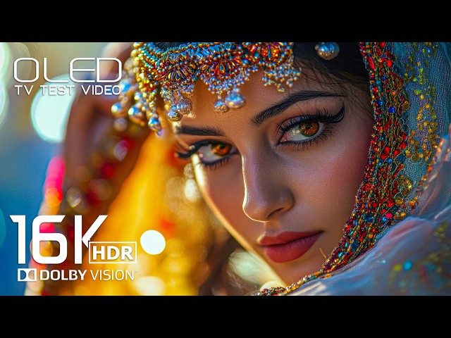 Massive Clarity OLED Display Test | Dolby Vision 16K HDR 120fps for 8K Video/4K Video ULTRA HD TV