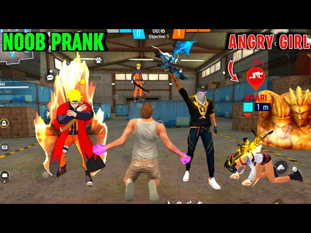 New NOOB Prank With Random CUTE Girl 😍 2025 New Worldchat Noob Prank 👿 Garena Free Fire 🔥 Y GAMING
