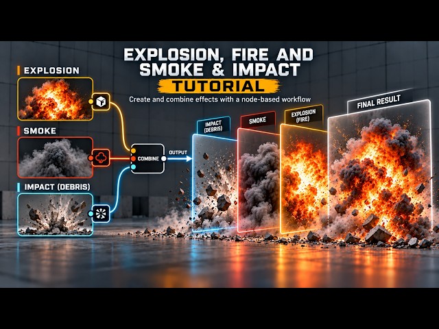 VFX Composer in Unreal Engine 5 | Create Explosion, Fire & Impact FX Fast