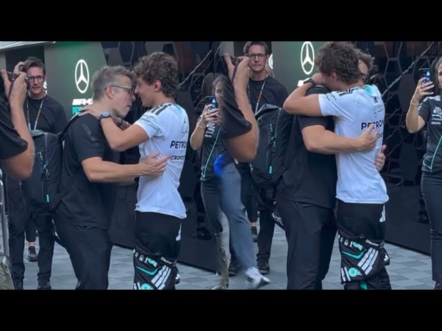 Kimi Antonelli meets Bono after Monza victory | Wholesome celebration scenes after the Podium