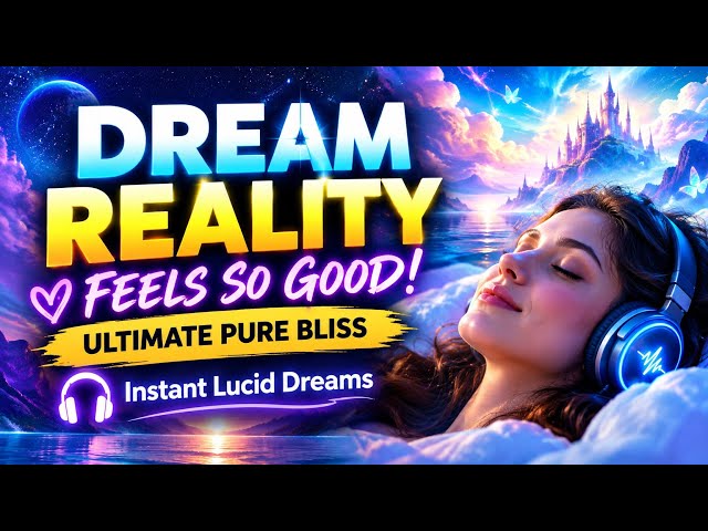 DREAM REALITY 🫶 FEELS SO GOOD! | ULTIMATE PURE BLISS 🎧 Instant Lucid Dreams