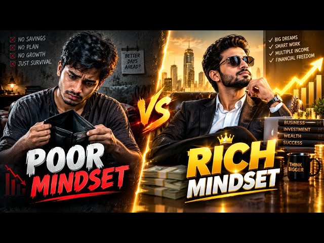 🔥 Rich Mindset vs Poor Mindset: 7 Powerful Differences That Can Change Your Life & Make You Wealthy
