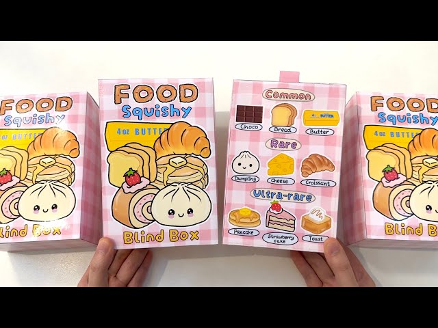 [🍞paper diy🍞] FOOD SQUISHY BLIND BOX unboxing! | asmr