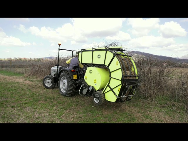 QUICKPOWER 1230 - Round baler for vineyard prunings and trimmings