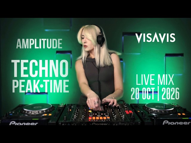 AMPLITUDE: Peak-Time Techno | Live DJ Set | Visavis DJ | Oct 20 2026