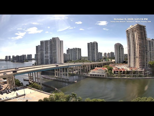 Miami Intracoastal Live Cam | Sunny Isles Beach | Aventura