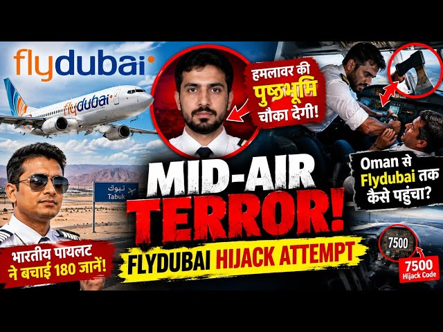 ✈️ Flydubai Mid-Air Terror! आसमान में Hijack Attempt, हमलावर का Background कर देगा हैरान 😱