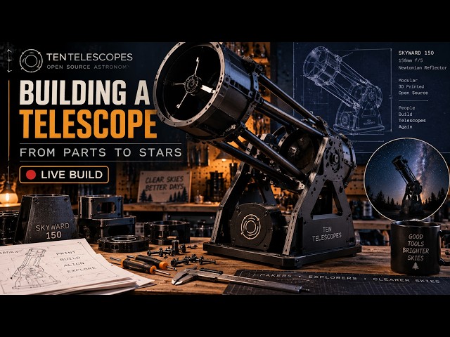 Live Stream - 3D printed Telescope build today!  Voron | Elegoo | boxturtle
