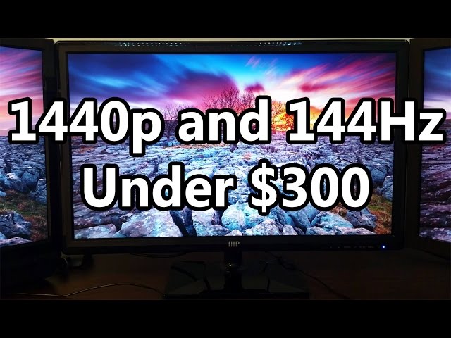 The Cheapest 1440p 144Hz Monitor - MP 27" Zero-G FREESYNC LED Gaming Monitor