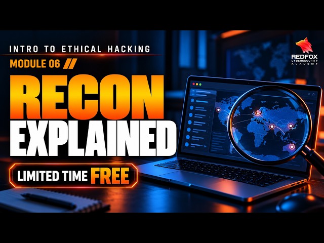 Reconnaissance Explained | Information Gathering Basics | Intro to Ethical Hacking