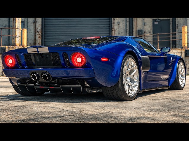 7,800RPM Custom WIDEBODY All Motor FORD GT-R [4K]