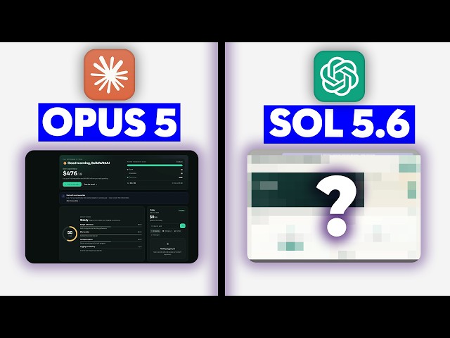 I Made Claude Opus 5 and OpenAI GPT-5.6 Sol Build The Same App (Same Prompt)
