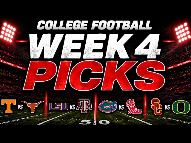 2026 College Football Week 4 Picks & Predictions