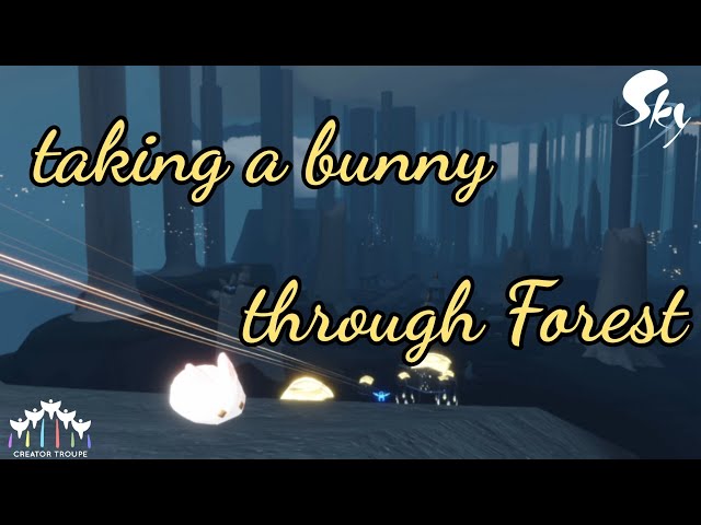 Taking a bunny through Forest - Sky: Children of the Light