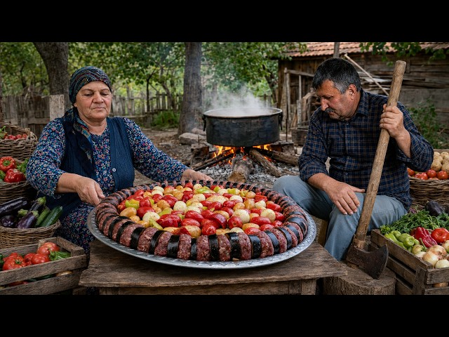 Village Cooking | Beef & Garden Vegetables in a Traditional Oven  🥩🌿