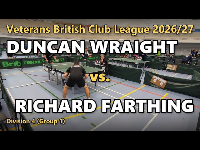 Duncan Wraight vs. Richard Farthing | Veterans British Club League 2026