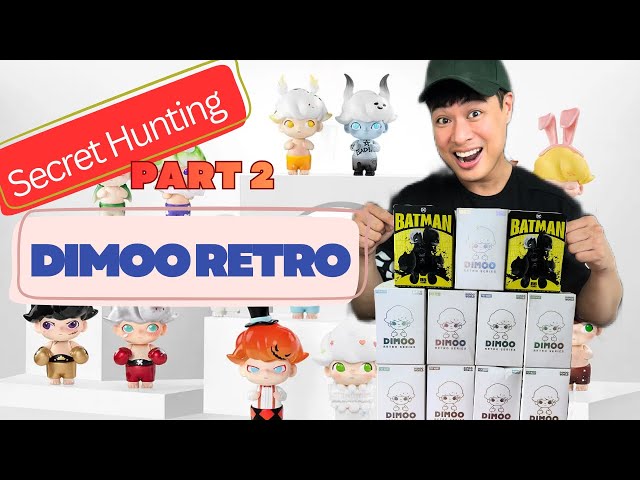🚨SECRET HUNTING PART 2 : DIMOO RETRO SERIES + 2 BONUS BLIND BOXES OF BATMAN 85 YEARS SERIES🚨 
