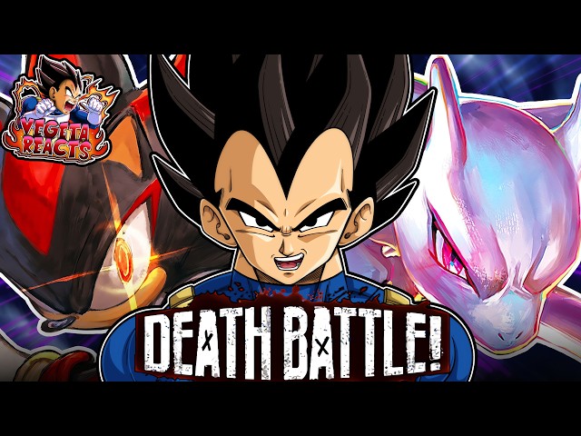 Vegeta Reacts To Shadow VS Mewtwo | DEATH BATTLE!