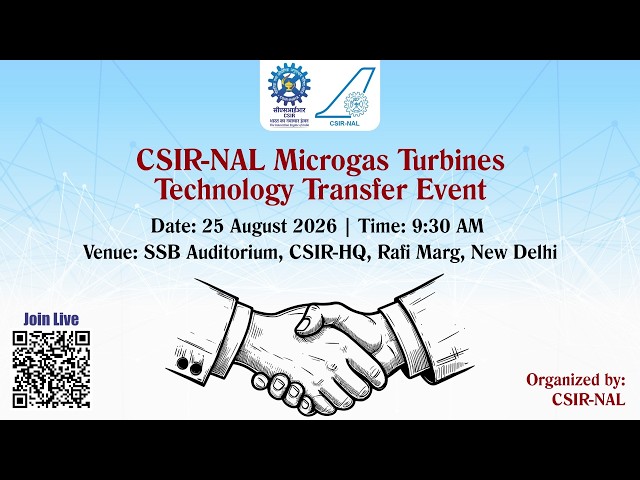 Unveiling of CSIR-NAL Micro Gas Turbine Engines Event