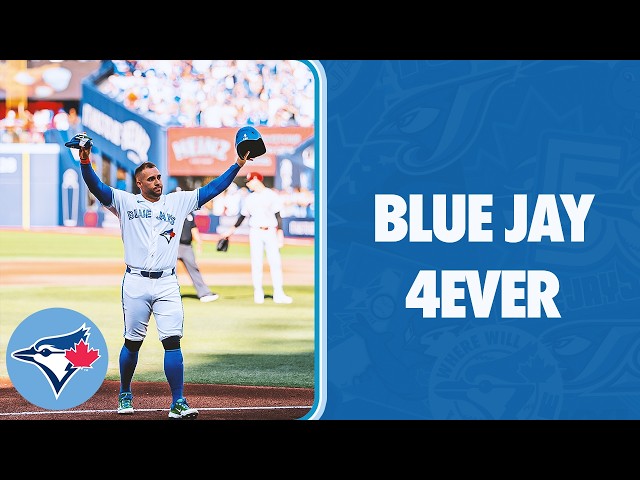 George Springer exits to heartfelt ovation from Blue Jays fans!