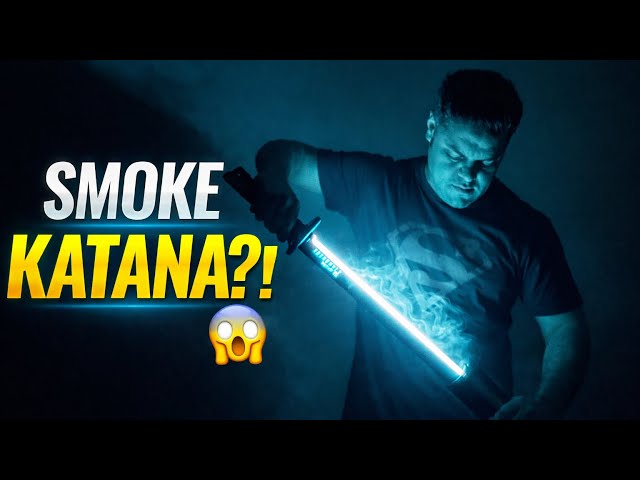 This LED Katana Sword Has Smoke & Real Sound | Most Realistic Sword Ever! | Mostly Unique