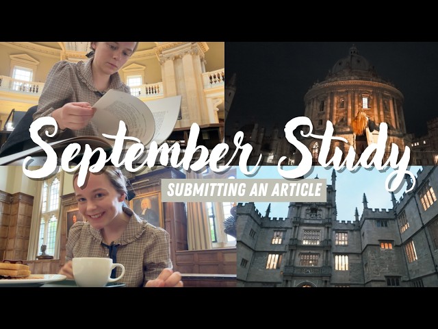 Oxford trip & submitting an academic article