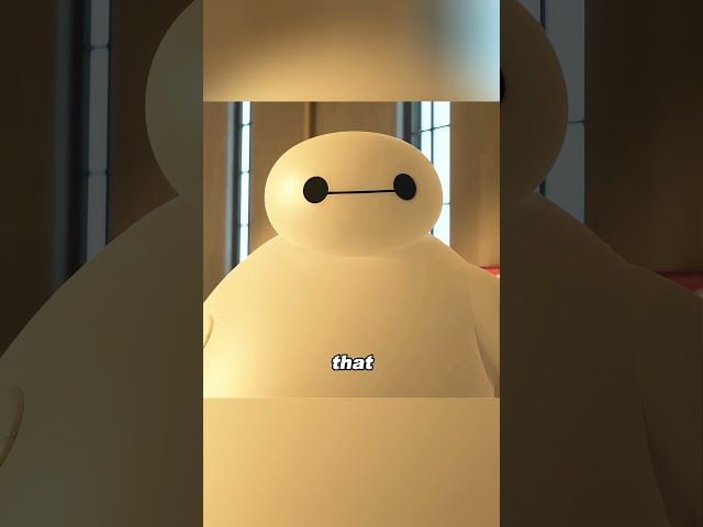 The healthcare robot Baymax tries to treat. #usa #cartoon #animation #fyp