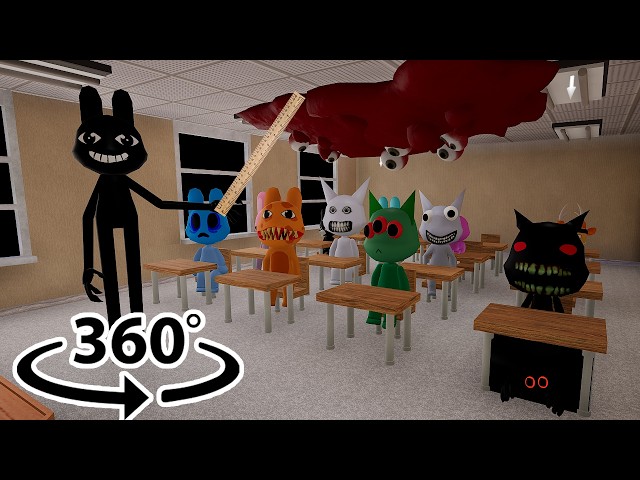 Animal Hospital In Your School Movie Compilation! | VR 360° 4K Video
