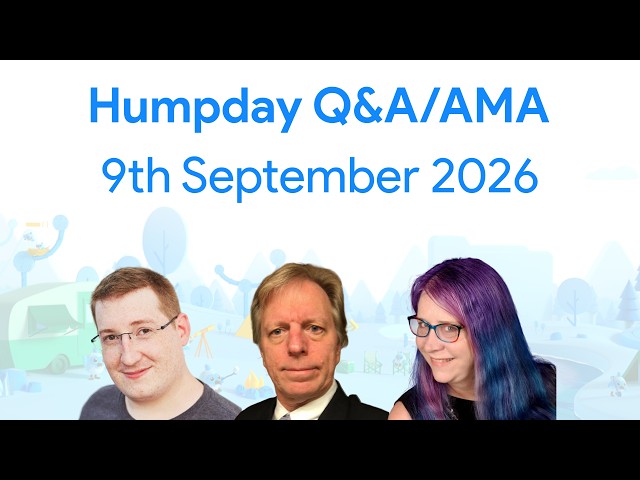Humpday Q&A/AMA with Live Coding :: 9th September 2026 :: #HumpdayQandA #Flutter #FlutterCommunity