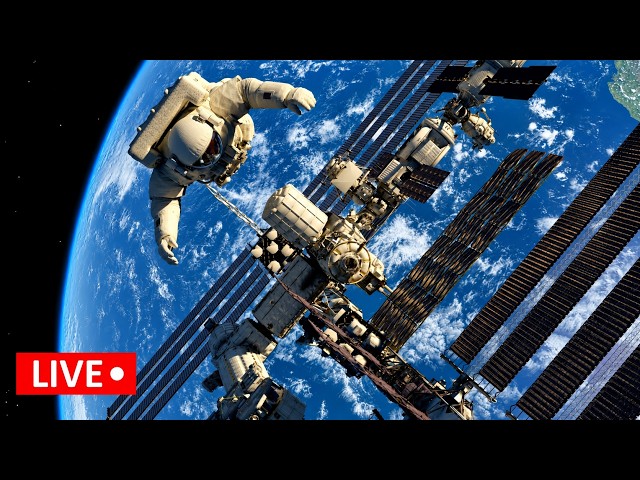 International Space Station ISS Live 24/7 🌍 Earth from Space