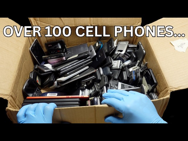 a YouTuber sent me 40 Pounds of Cell Phones: Let's Explore!