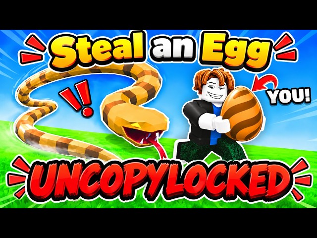 Steal an EGG UNCOPYLOCKED + FULLY SCRIPTED GAME | Roblox Studio