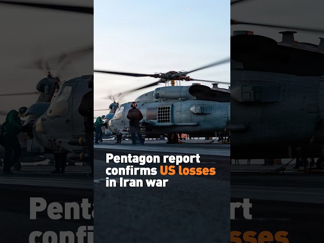 Pentagon report confirms US losses in Iran war