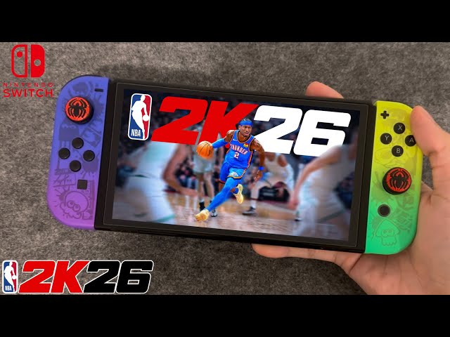 NBA 2k26 on Nintendo Switch Gameplay | Switch Oled Gameplay