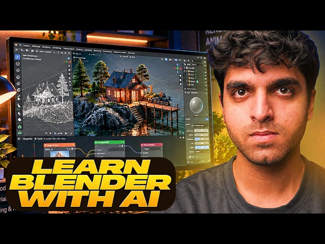 How I Make 3D Animations in Blender with AI (No Modeling Skills) - اردو / हिंदी