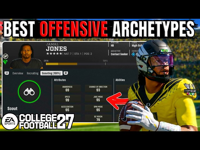 Stop Recruiting the WRONG Offensive Players in CFB 27