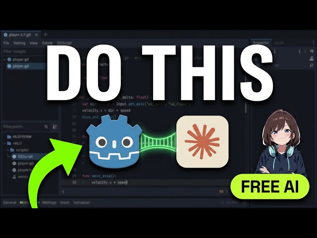 Build a Godot Game With AI — Full Beginner Tutorial (Godot 4.7 + Claude Desktop)