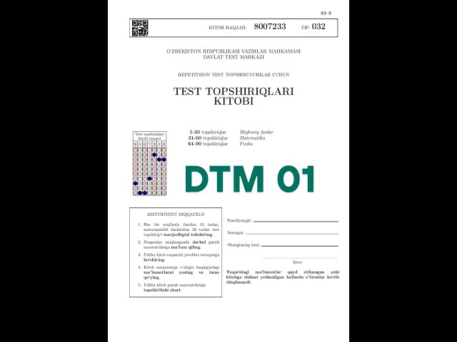 Assalomu alaykum IDC I kitobidan 20-mavzusigacha bo'lgan mavzulardan tuzilgan testlar  ishlanishi
