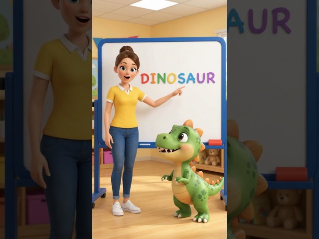 Dinosaur Spelling 🦖 | D for Dinosaur | Learn to Spell Dinosaur