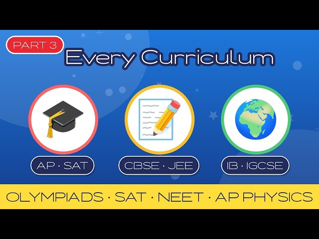 AP, CBSE, IIT JEE, Cambridge & IB Curriculum Videos | Olympiad & Exam Prep | Channel Tour Part 3