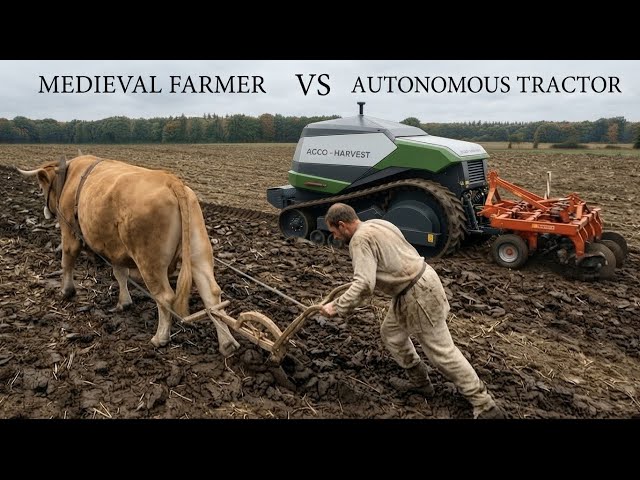 When Technology Changes the Game | Medieval Farmer vs Autonomous Tractor