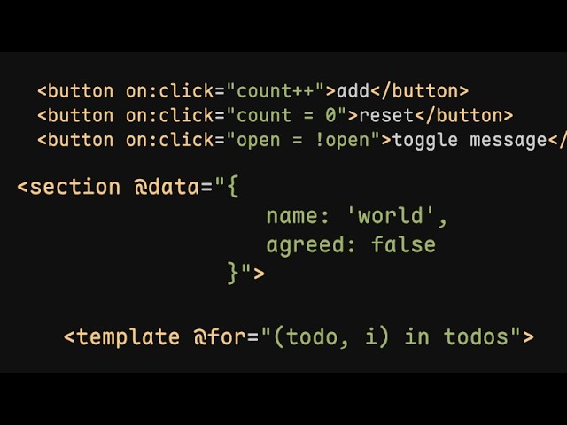 been making a frontend framework......