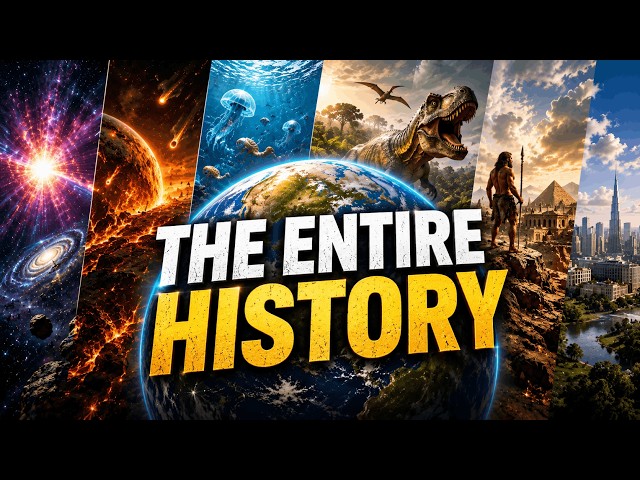 The Entire History of Earth in 10 Minutes (Big Bang to Today) #spacedocumentary  #astronomy