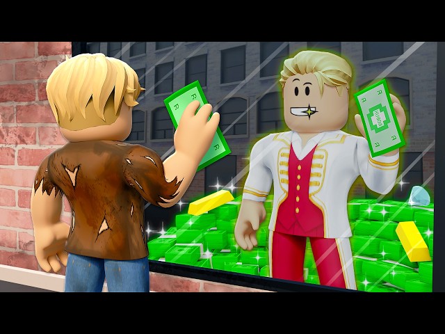 A DOLLAR Made Him a TRILLIONAIRE! (Roblox Movie)
